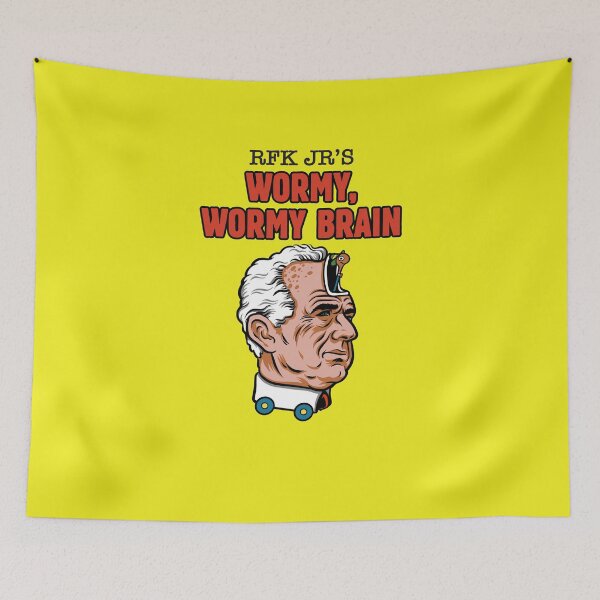 Item preview, RFK Jr's Wormy Wormy Brain designed and sold by harebrained.