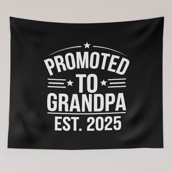 Item preview, Promoted to Grandpa Est 2025 Gift for New Grandparents First-Time designed and sold by w1ckerman.