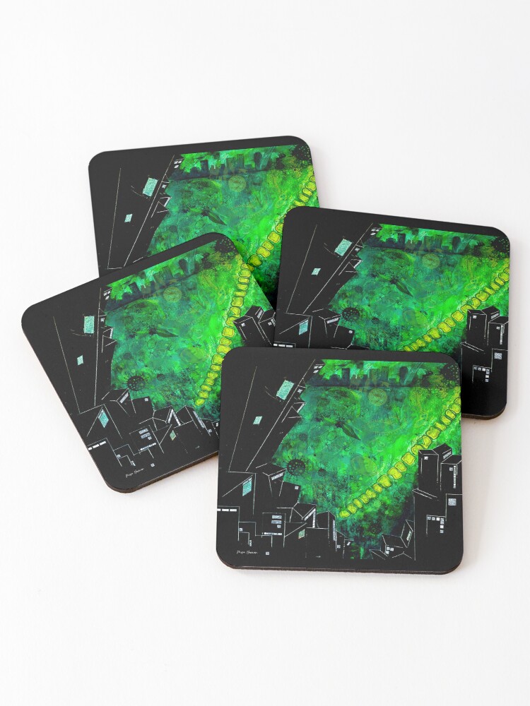 Thumbnail 1 of 5, Coasters (Set of 4), Bloom designed and sold by MisaHarman.