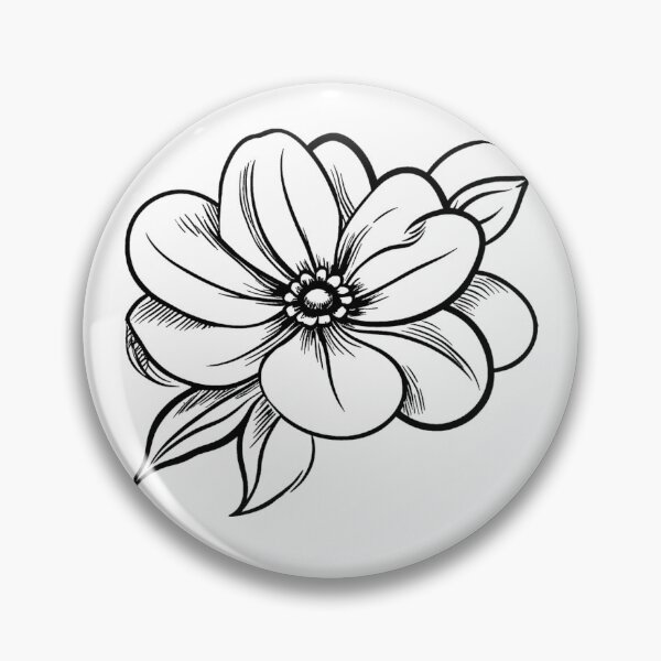 Item preview, Flower sketch  designed and sold by GeoSketchWear.
