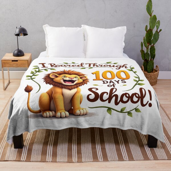 Item preview, i roared through 100 days of school designed and sold by venavar.