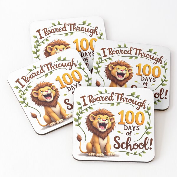 Item preview, i roared through 100 days of school  designed and sold by venavar.