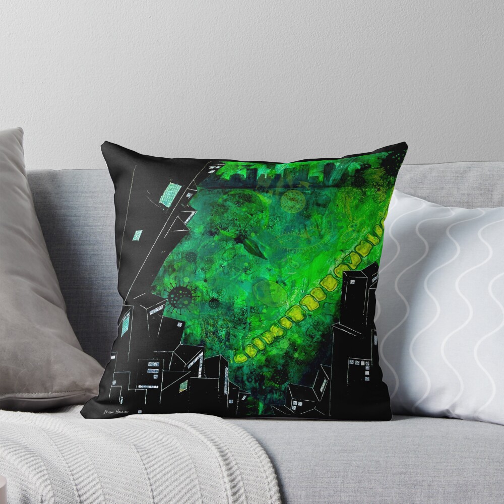 Item preview, Throw Pillow designed and sold by MisaHarman.