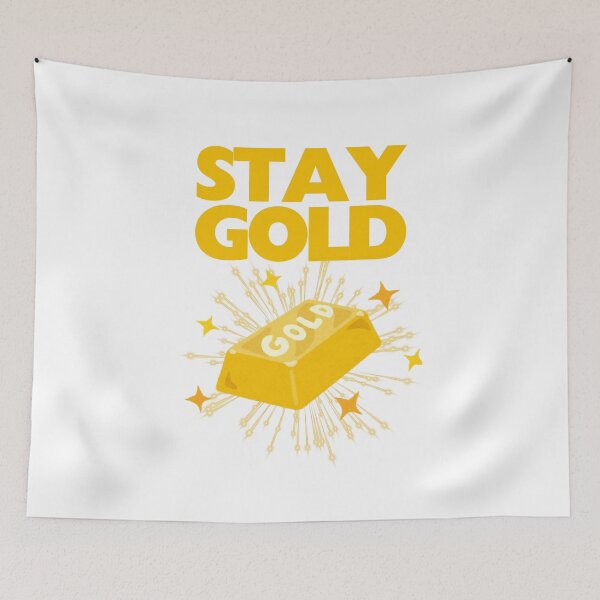 Artikelvorschau, Bleib Gold, Gold entworfen und verkauft von UNK-Fatigues.