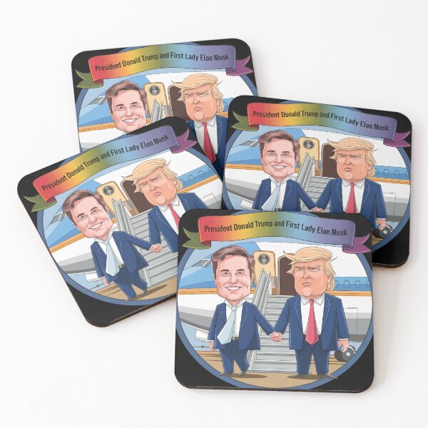 Item preview, Donald Trump and First Lady Elon Musk designed and sold by DyfunctionalTee.