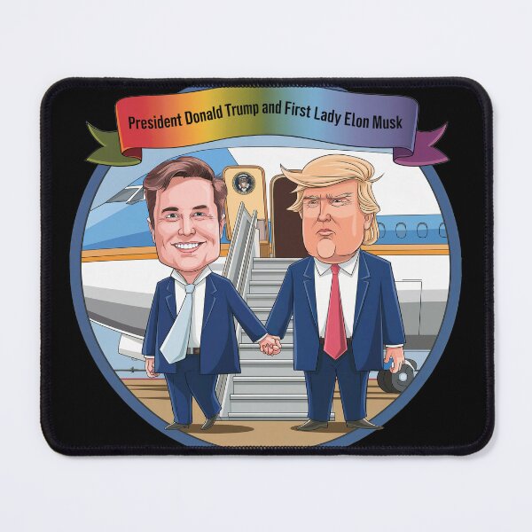 Item preview, Donald Trump and First Lady Elon Musk designed and sold by DyfunctionalTee.