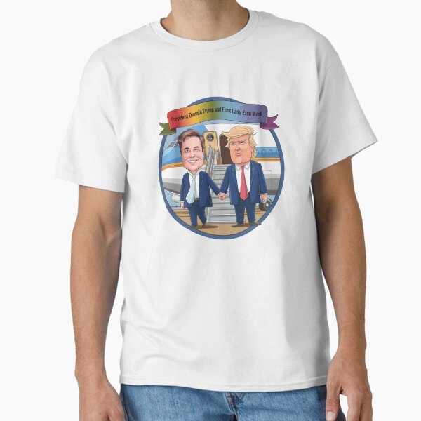 Item preview, Donald Trump and First Lady Elon Musk designed and sold by DyfunctionalTee.