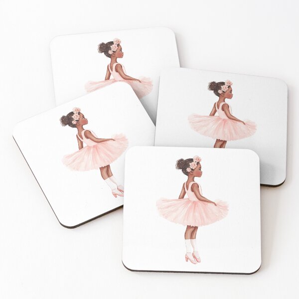 Item preview, T-shorts African American little ballerina, of black ballerina posters designed and sold by AlinaMalina24.