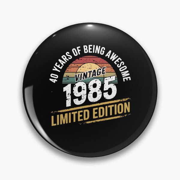 Item preview, Vintage 1985 Limited Edition 40 Years of Being Awesome designed and sold by Hananiah Merch.