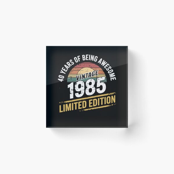 Item preview, Vintage 1985 Limited Edition 40 Years of Being Awesome designed and sold by Hananiah Merch.