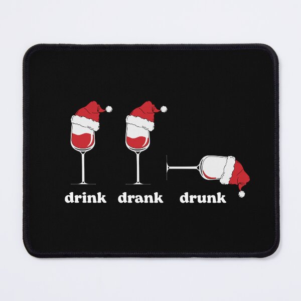Item preview, Santa Hat Christmas Wine Glasses Xmas Drinking designed and sold by Blok45.