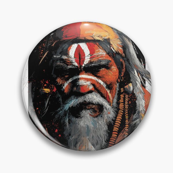 Item preview, Aboriginal Warrior Face designed and sold by Hisirdoux.