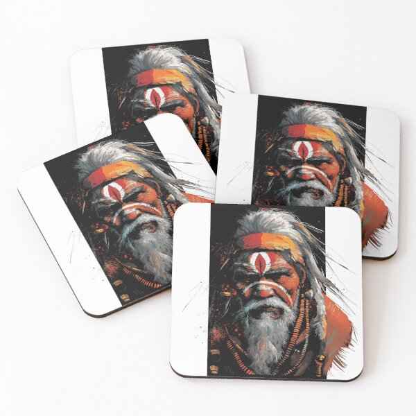 Item preview, Aboriginal Warrior Face designed and sold by Hisirdoux.