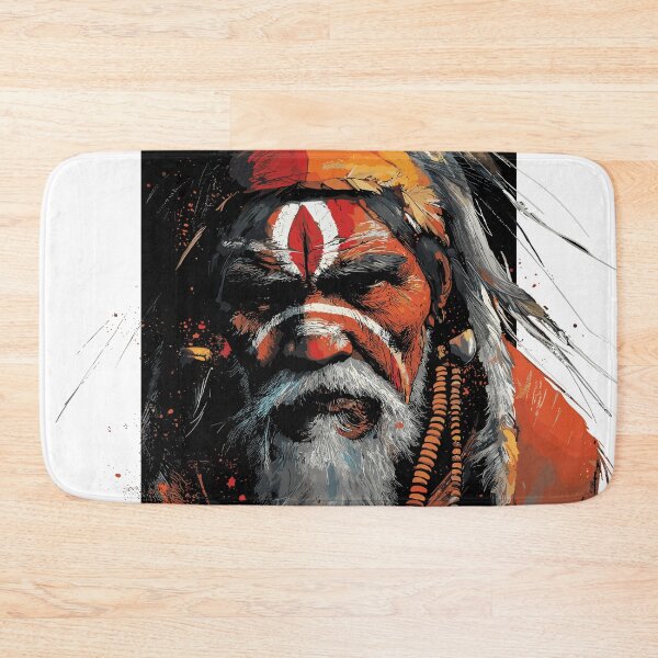 Item preview, Aboriginal Warrior Face designed and sold by Hisirdoux.