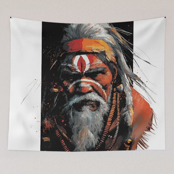 Item preview, Aboriginal Warrior Face designed and sold by Hisirdoux.
