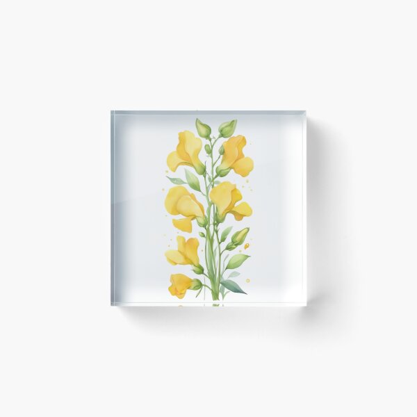 Item preview, Yellow Sweet Pea designed and sold by HOMETOWN86.
