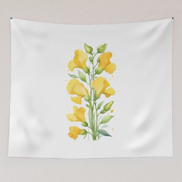 Item preview, Yellow Sweet Pea designed and sold by HOMETOWN86.