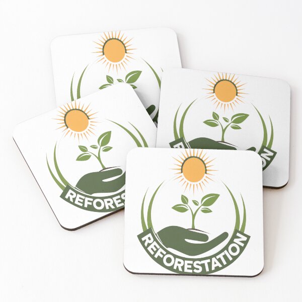 Item preview, Reforestation Logo Design - Eco-Friendly Planting and Sustainability Symbol designed and sold by Samgfxt-shirt.