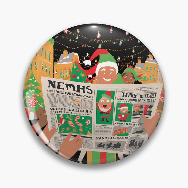 Item preview, Newspaper art Christmas memes  designed and sold by ShopTwentyFour.