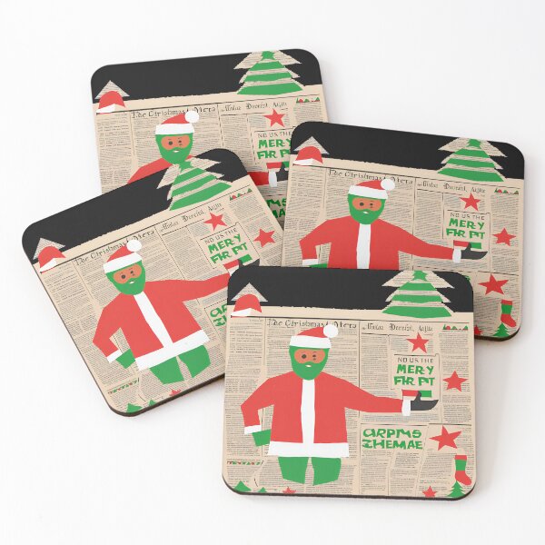 Item preview, Newspaper art Christmas memes  designed and sold by ShopTwentyFour.