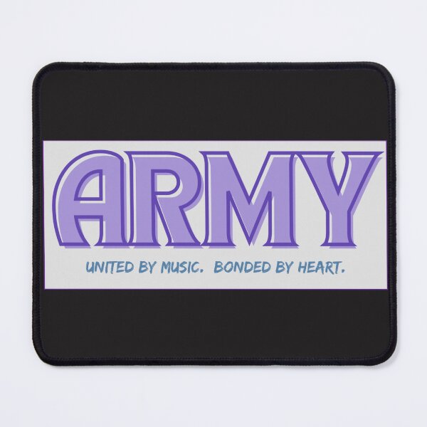 Item preview, ARMY : united by music, bonded by heart designed and sold by ARMYPLUGCO.