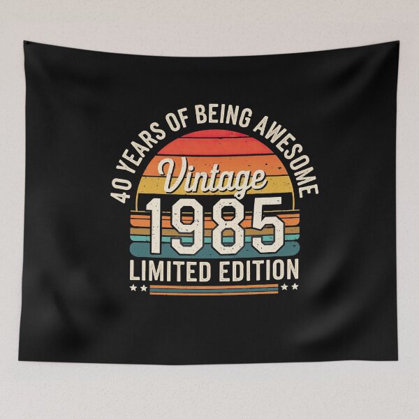 Item preview, Vintage 1985 Limited Edition 40 Years of Being Awesome designed and sold by Hananiah Merch.