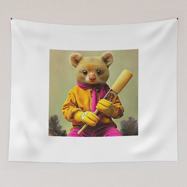 Item preview, Panda playing  cricket  designed and sold by PixcelStudioB.