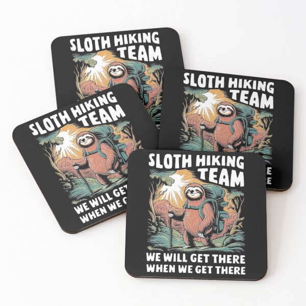 Item preview, Sloth Hiking Team - Funny Hiking Design for Slow Adventurers designed and sold by love3617.