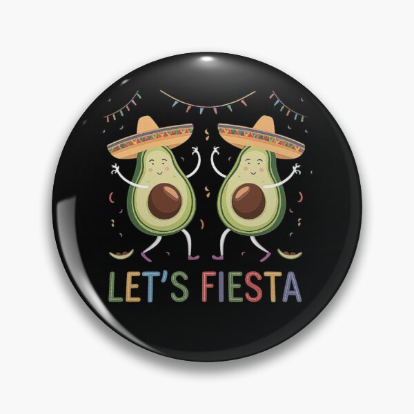 Item preview, Let’s Fiesta: Avocado Fun Party Design with Mexican Sombrero designed and sold by love3617.