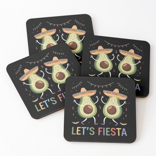 Item preview, Let’s Fiesta: Avocado Fun Party Design with Mexican Sombrero designed and sold by love3617.