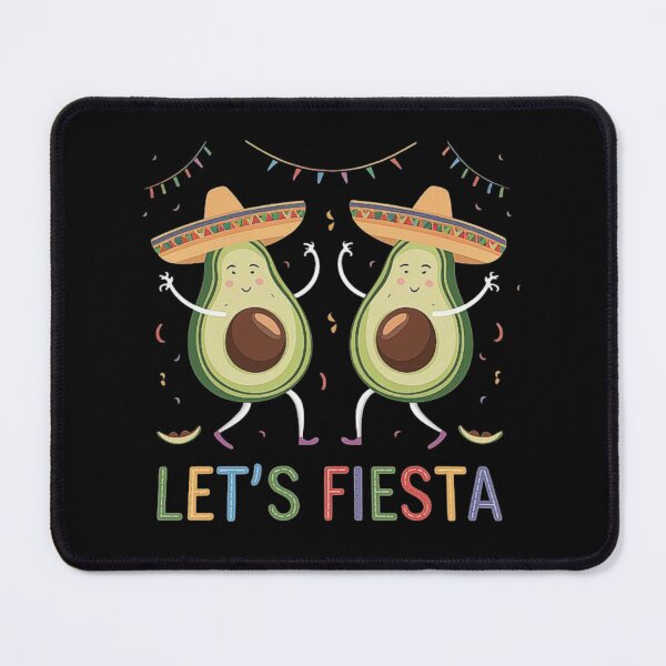Item preview, Let’s Fiesta: Avocado Fun Party Design with Mexican Sombrero designed and sold by love3617.