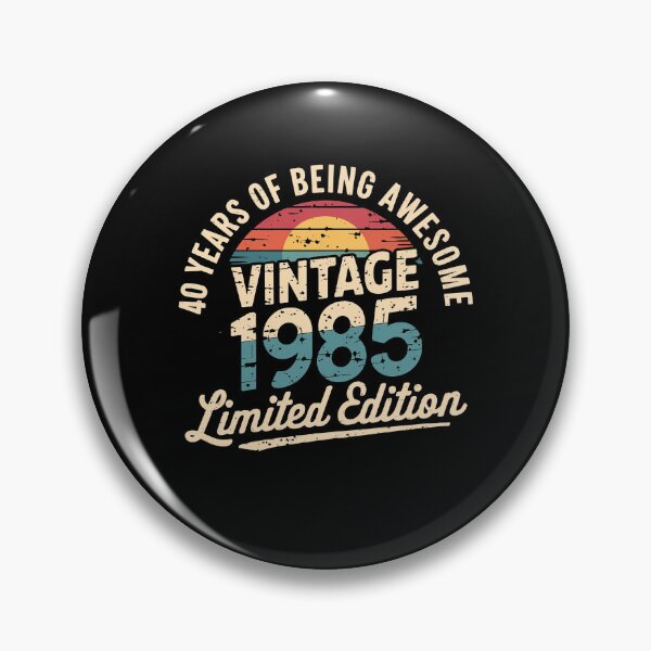 Item preview, Vintage 1985 Limited Edition 40th Birthday Retro designed and sold by Hananiah Merch.