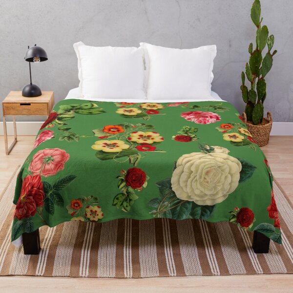 Item preview, Vintage flora Green #homedecor designed and sold by Snexus.