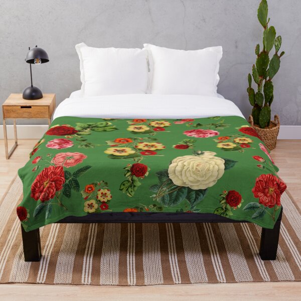 Item preview, Vintage flora Green #homedecor designed and sold by Snexus.