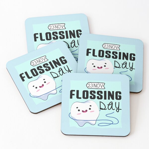 Item preview, 23 November Flossing Day - Wacky Holidays designed and sold by ChemicalXShop.