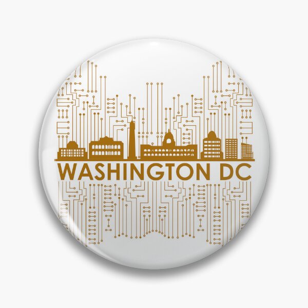Item preview, Diagrama de circuito minimalista y futurista WASHINGTON DC designed and sold by I-RDesign.