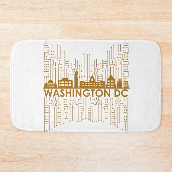 Item preview, Futuristic, minimalist circuit diagram WASHINGTON DC designed and sold by I-RDesign.