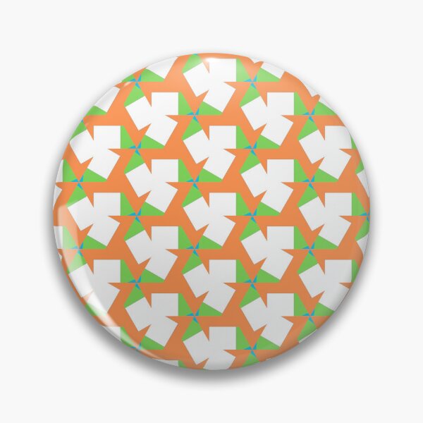 Artikelvorschau, Abstraktes geometrisches Muster mit Orange und Grün entworfen und verkauft von Genie-0750.