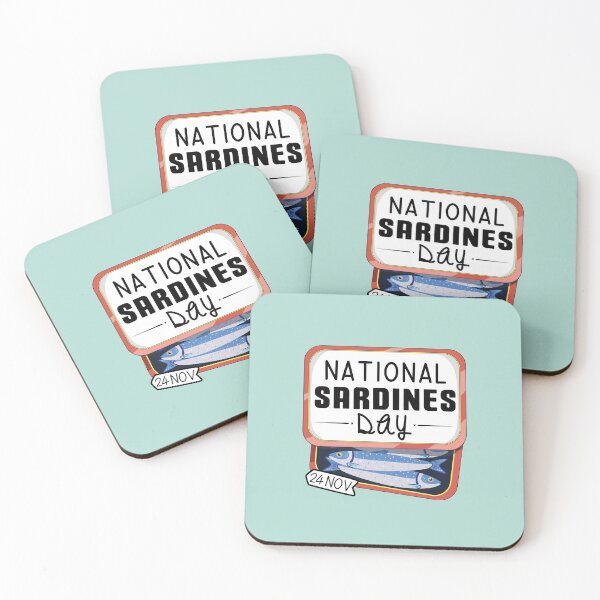 Item preview, 24 November National Sardines Day - Wacky Holidays designed and sold by ChemicalXShop.
