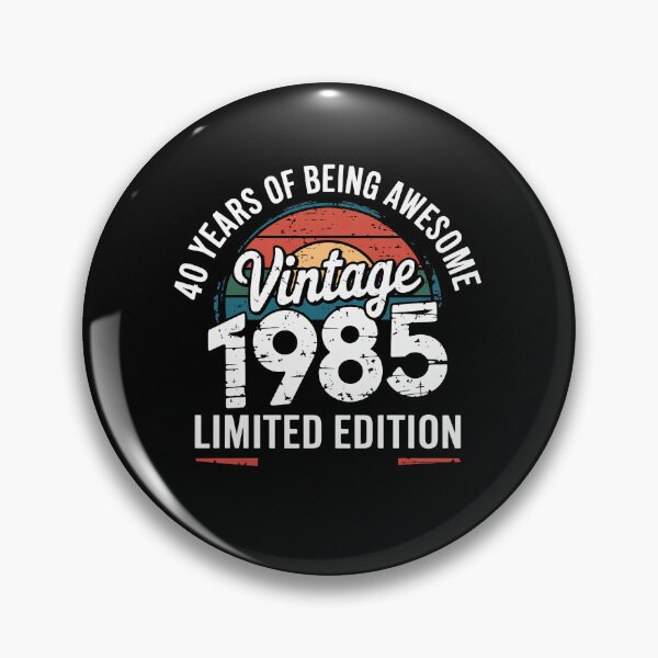 Item preview, Vintage 1985 40 Years Awesome Limited Edition Retro Sunset designed and sold by Hananiah Merch.