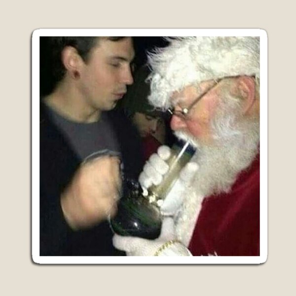 santa what r u doing????? Magnet