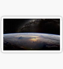Earth horizon from space Sticker