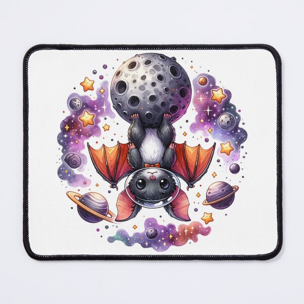 Item preview, Reach for the Stars : Adorable Bat Astronaut in Space Adventure! designed and sold by Eksama Design.