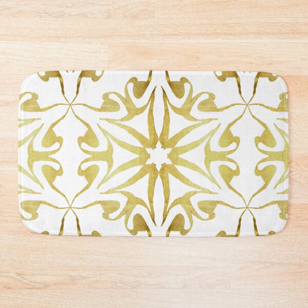 Item preview, Hand drawn gold effect repeating pattern. designed and sold by Shoot-The-Moon.