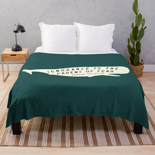 Item preview, Herman Melville quote: Ignorance is the parent of fear designed and sold by artbleed.
