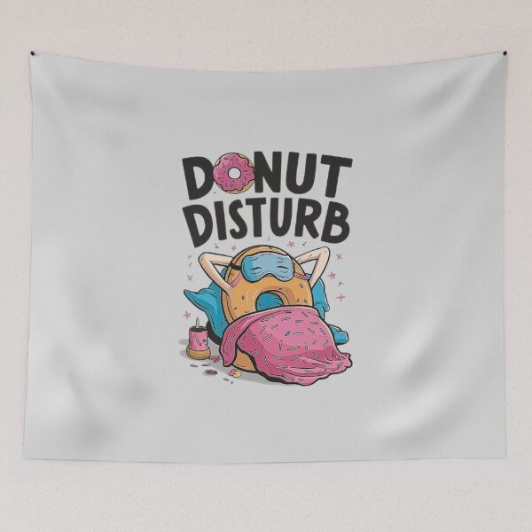Item preview, Funny Donut Design - Donut Disturb Sleeping Cartoon designed and sold by love3617.