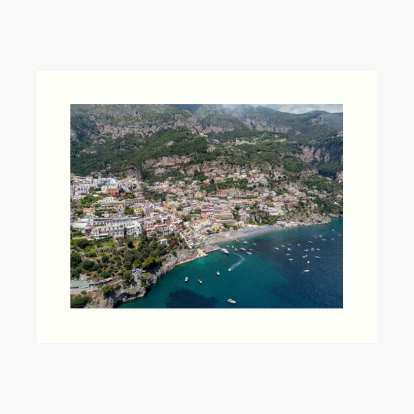 Positano Hillside - Amalfi Coast Italy Art Print