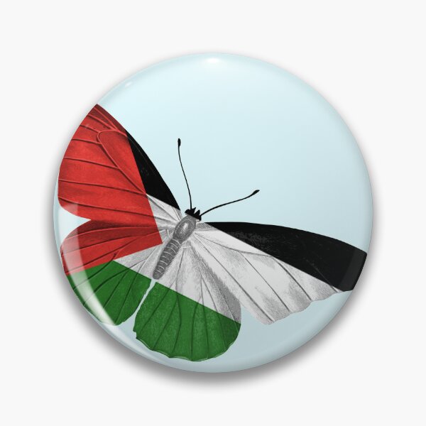 Item preview, Palestinian Flag Butterfly designed and sold by FairieDance.