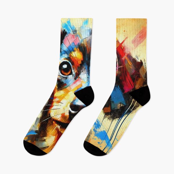 Item preview, Expressive Dachshund - Abstract Pet Portrait designed and sold by ChrisButler.