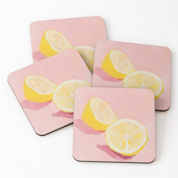 Item preview, Lemon Fruit Painting Preppy Pink Dopamine designed and sold by ArtHouseNiklas.